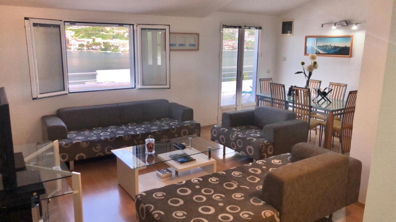 House With Big Terrace And Beautiful Sea View Villa Kotor Exteriör bild