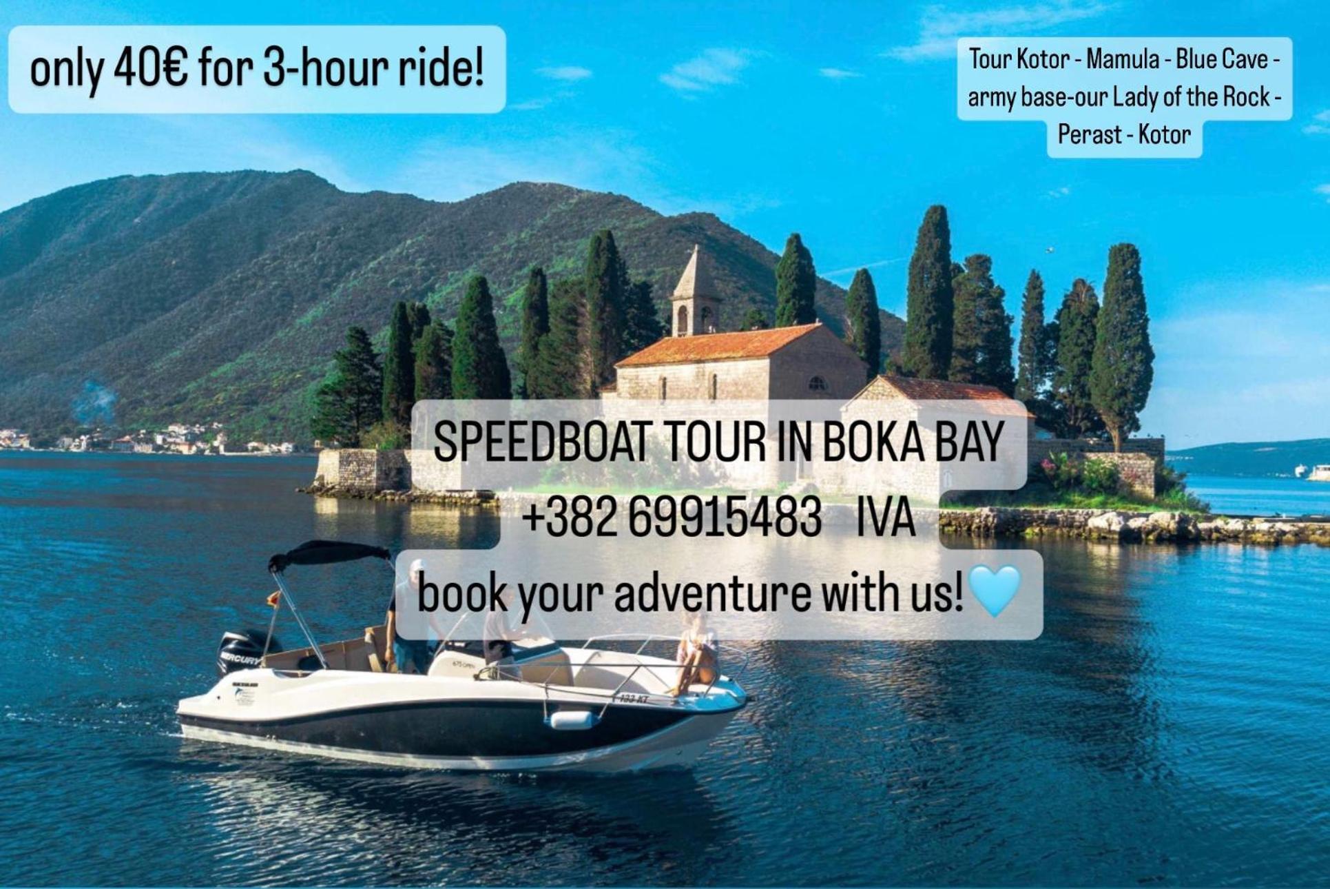House With Big Terrace And Beautiful Sea View Villa Kotor Exteriör bild