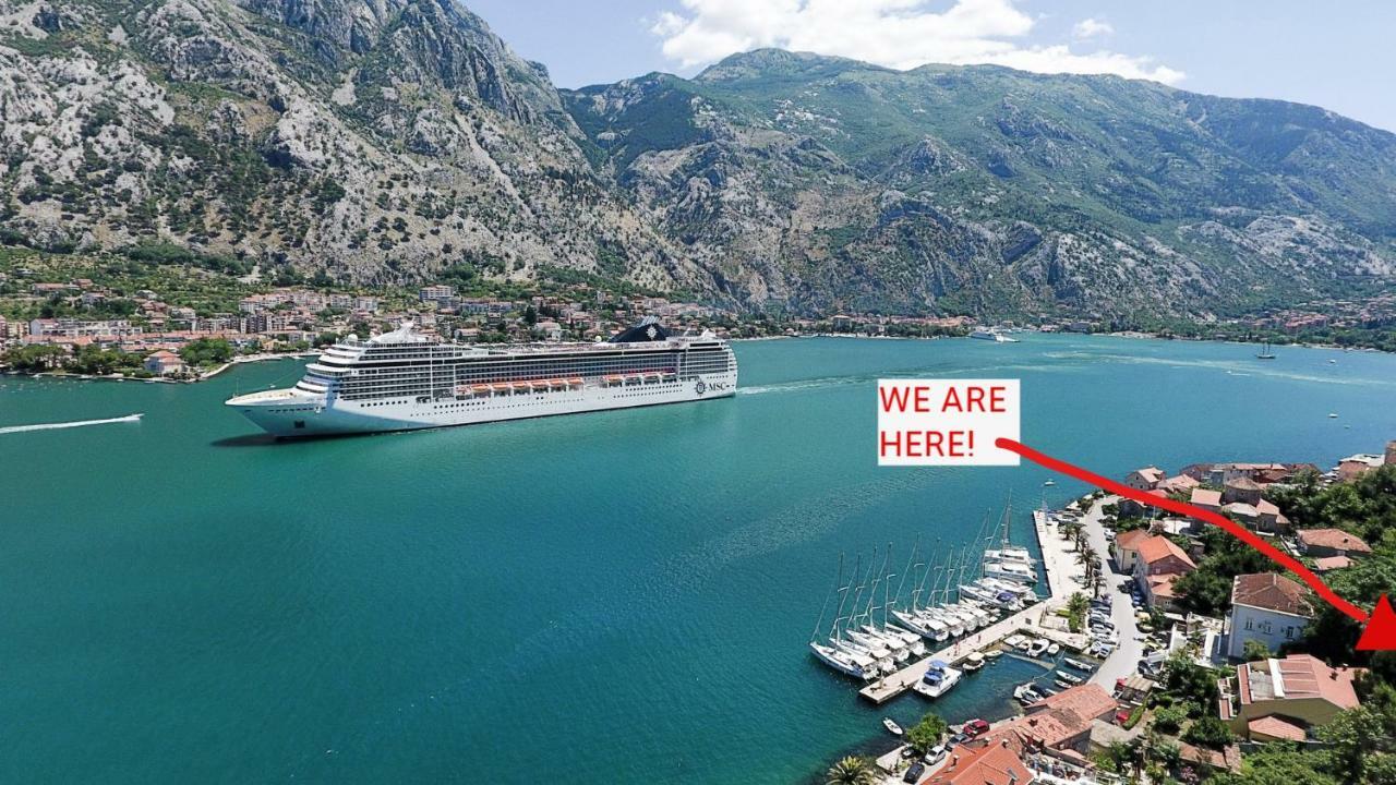 House With Big Terrace And Beautiful Sea View Villa Kotor Exteriör bild